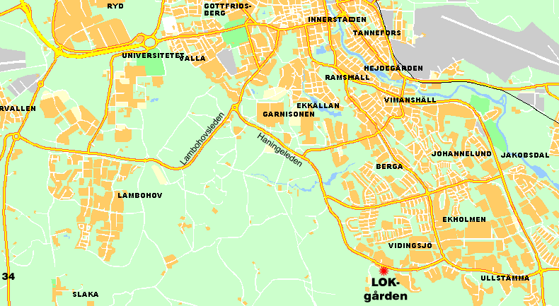 Övergripande karta till
LOK-gården